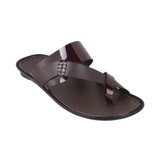 Men Brown Casual Slippers