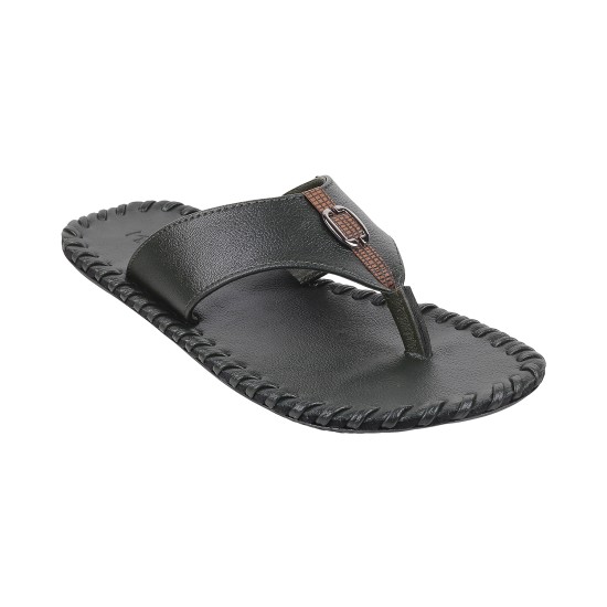 Men Green Casual Slippers