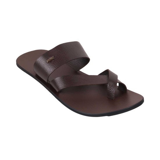 Men Brown Casual Slippers