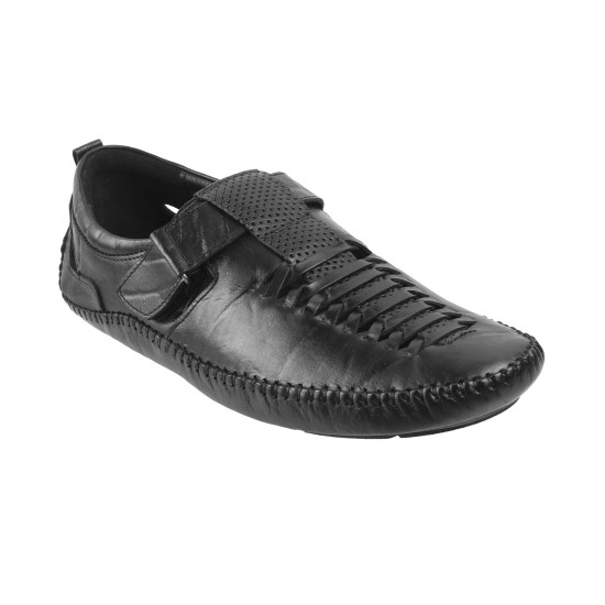 Men Black Casual Sandals