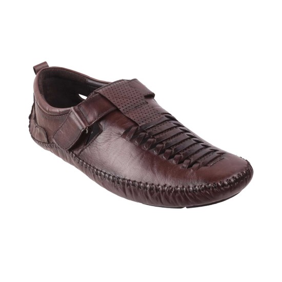 Men Brown Casual Sandals
