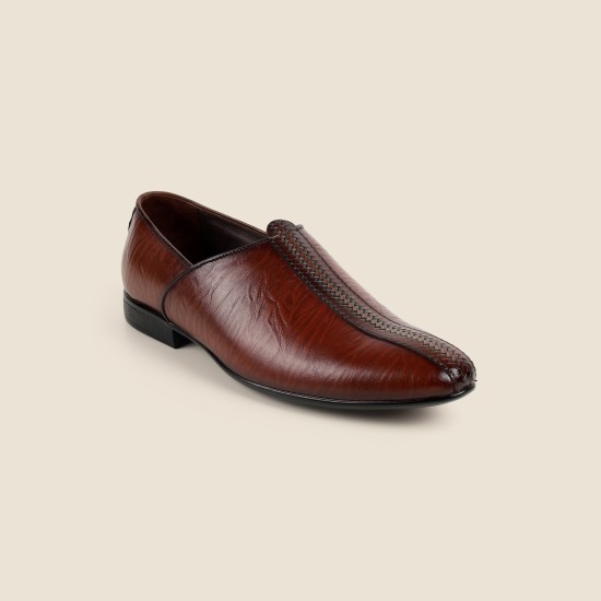 Men Tan Ethnic Jutis
