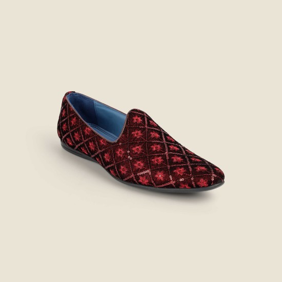 Men Wine Ethnic Jutis