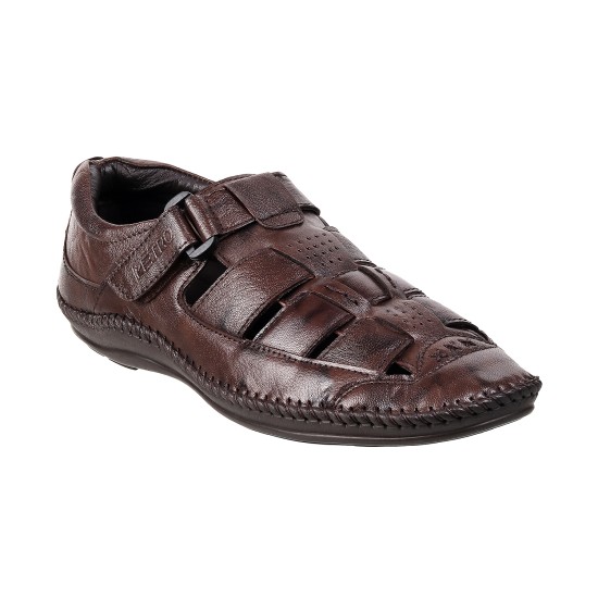 Men Brown Casual Sandals