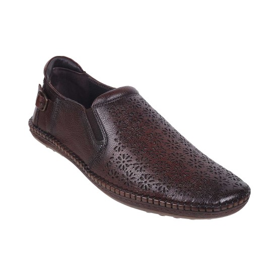 Men Brown Ethnic Jutis