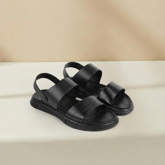 Men Black Casual Sandals
