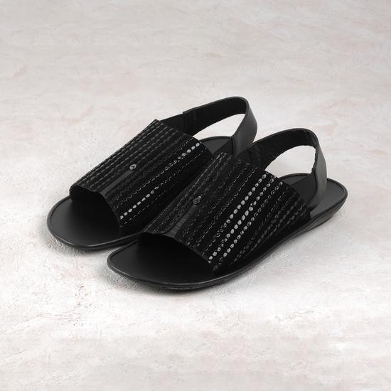 Men Black Casual Sandals