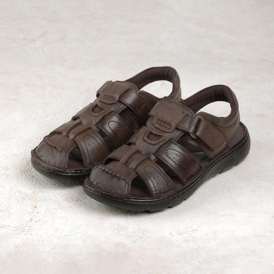 Men Brown Casual Sandals