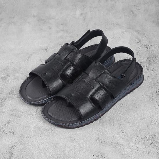 Men Black Casual Sandals