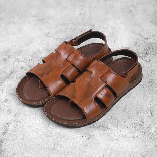 Men Tan Casual Sandals