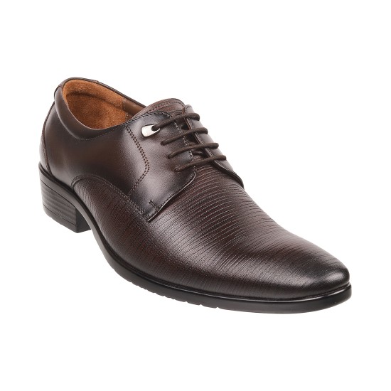 Men Wine Formal Lace Up