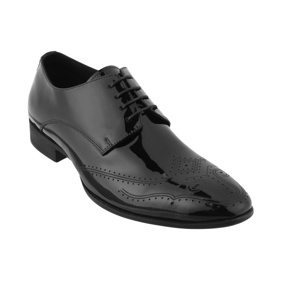 Men Black Party Lace Up