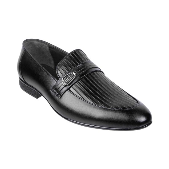 Men Black Formal Moccasin