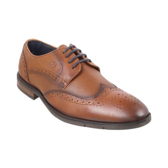 Men Tan Formal Brogue