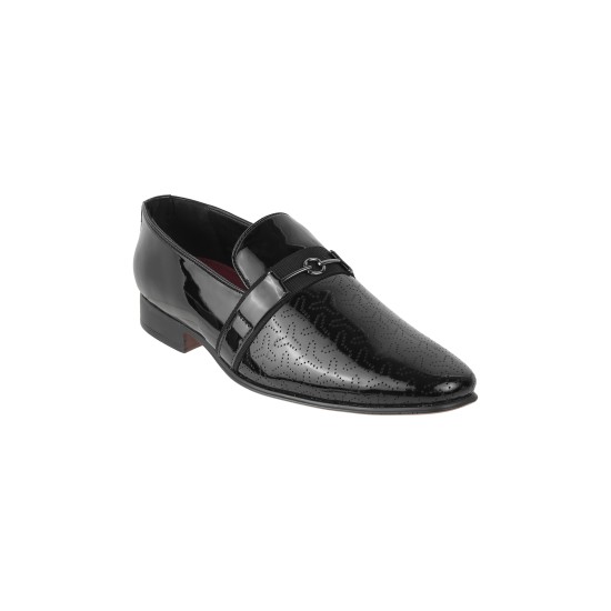 Men Black Party Moccasin