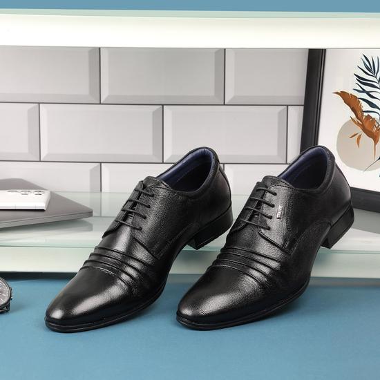 Men Black Formal Lace Up