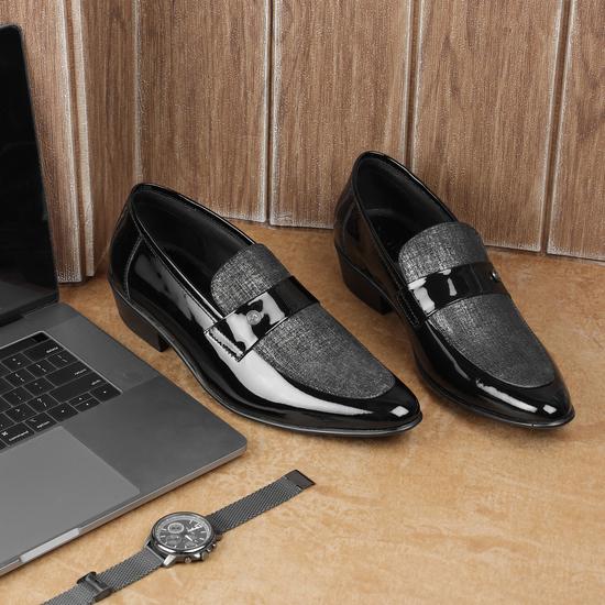 Men Black Party Moccasin