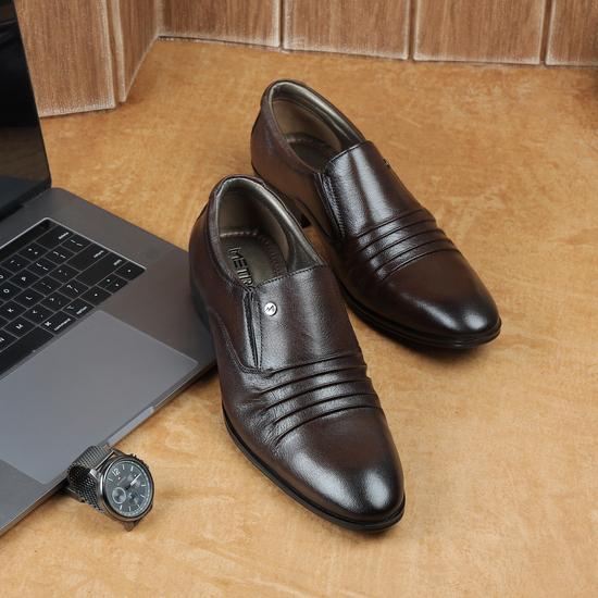 Men Brown Formal Moccasin
