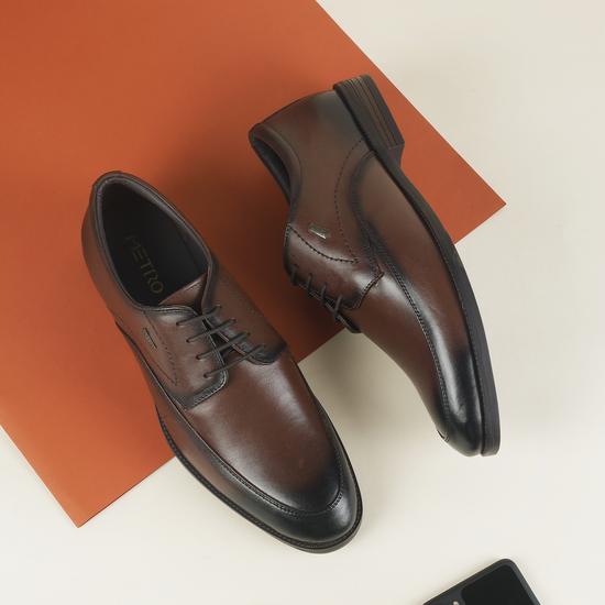 Men Brown Formal Lace Up