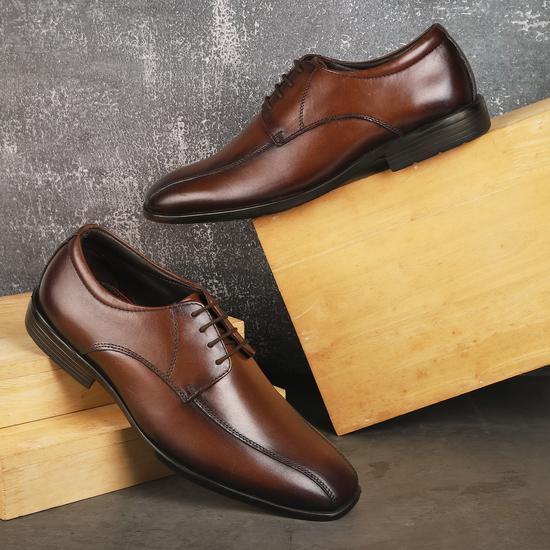 Men Brown Formal Lace Up