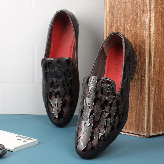 Men Wine Formal Moccasin