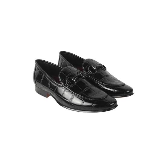Men Black Party Moccasin