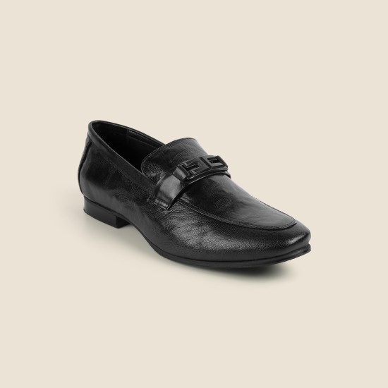 Men Black Formal Moccasin