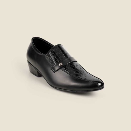 Men Black Party Moccasin
