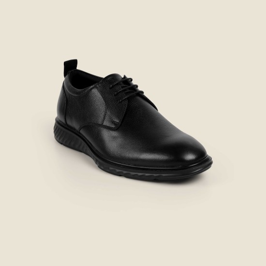 Men Black Formal Lace Up