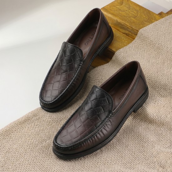 Men Brown Formal Moccasin