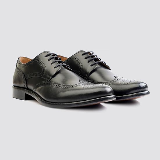 Men Black Formal Brogue