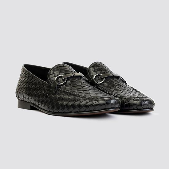 Men Black Casual Loafers