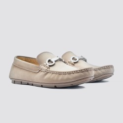 Beige-suede