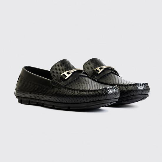Men Black Casual Loafers