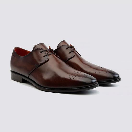 Men Brown Formal Lace Up