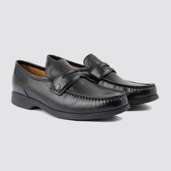 Men Black Casual Loafers