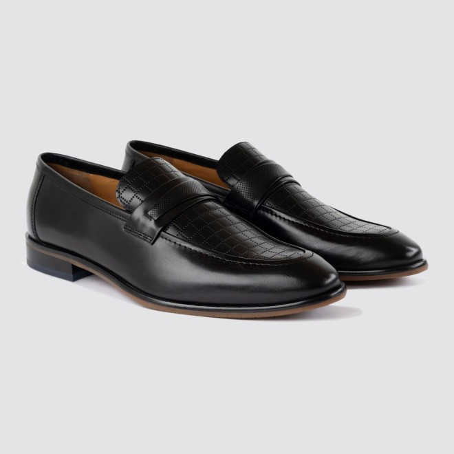 Men Black Formal Moccasin