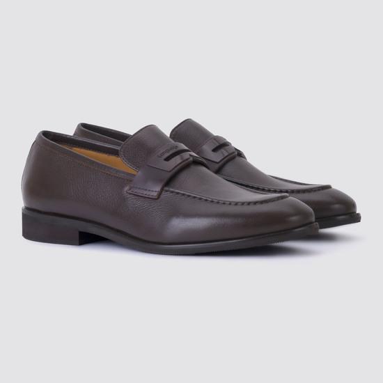 Men Brown Formal Moccasin