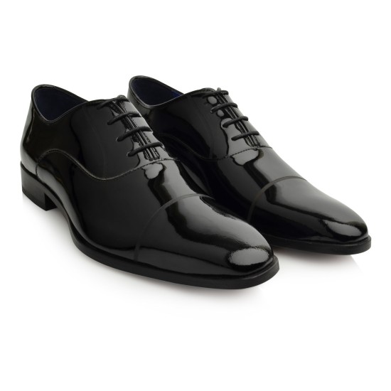 Men Black Party Lace Up