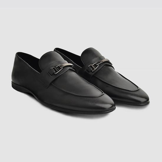 Men Black Casual Loafers