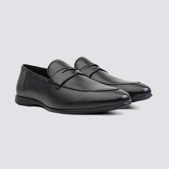 Men Black Formal Moccasin