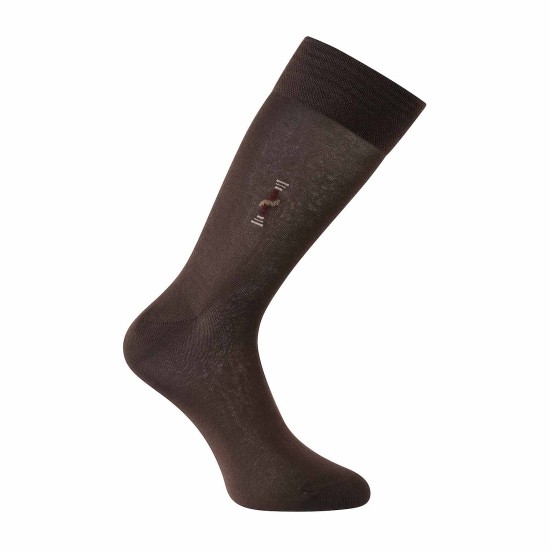 Men Brown Full Length Socks