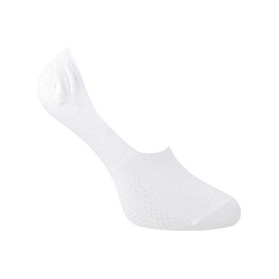 Men White Loafer Socks