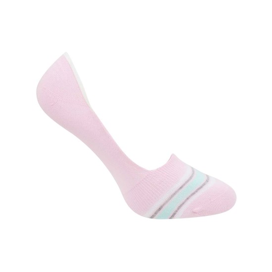 Women Pink Loafer Socks
