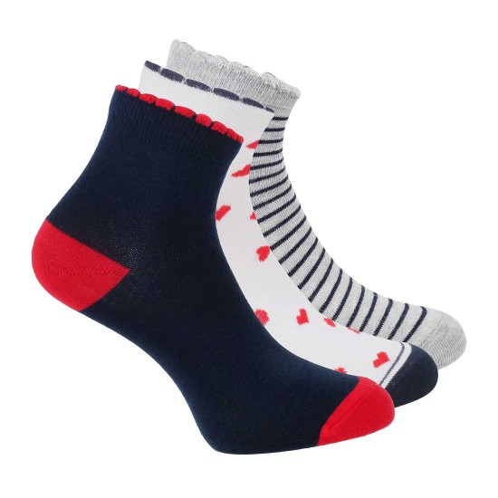 Men Assorted Half Length Socks Pack of 3