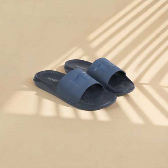 Men Blue Casual Slippers
