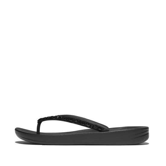 Iqushion Multi-Crystal Ergonomic Flip-Flops