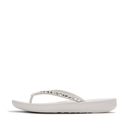 Iqushion Multi-Crystal Ergonomic Flip-Flops
