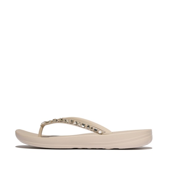 Iqushion Multi-Crystal Ergonomic Flip-Flops