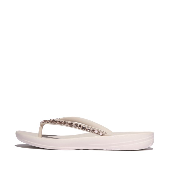 Iqushion Multi-Crystal Ergonomic Flip-Flops